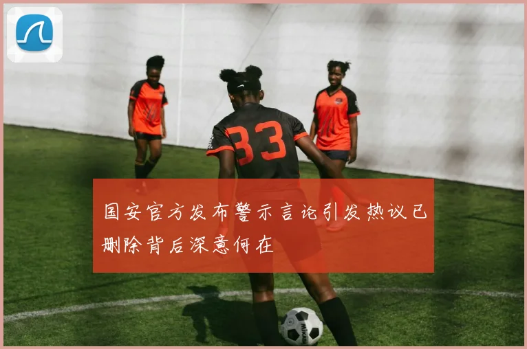 国安官方发布警示言论引发热议已删除背后深意何在